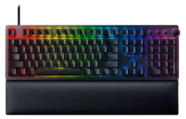 Razer Keyboard Huntsman V2 Gaming (DE) black  Full Size, On-the-fly-Makro