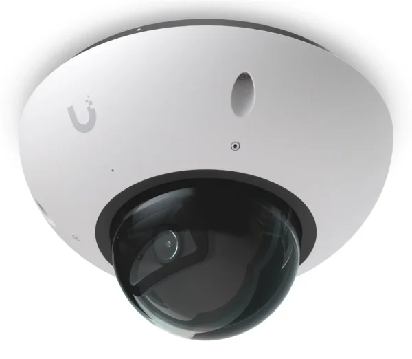 Ubiquiti Camera G6 Dome White 4K 30fps UVC-G6-DOME-W 1/1.8" 8MP image sensor, Multi-TOPS AI Engine, and