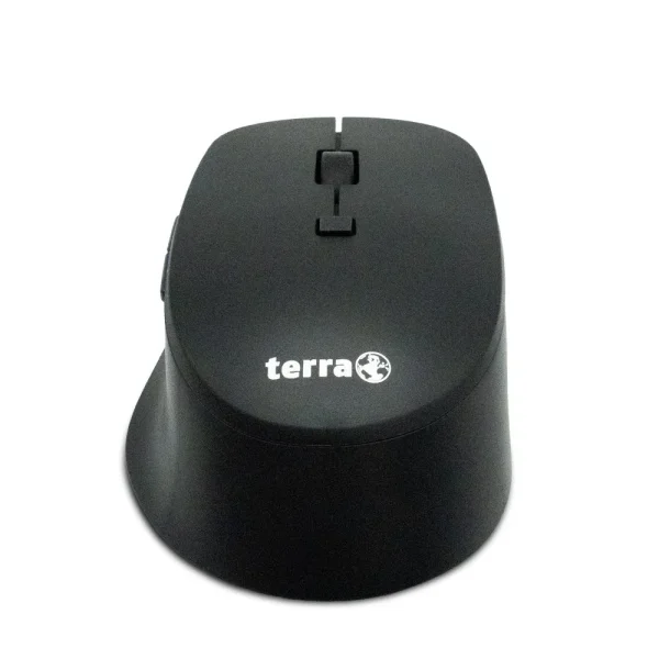 TERRA Mouse 4000 Wireless Silent USB black 6-Tasten Maus, für Rechtshänder