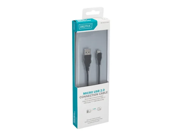 DIGITUS USB 2.0 Anschlusskabel Typ A - m