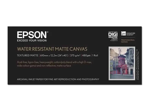 EPSON Papier Canvas 61cm x 12,2m matt