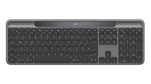 SLIM SOLAR+ KEYBOARD GRAPHITE - DEU - CENTRAL-419