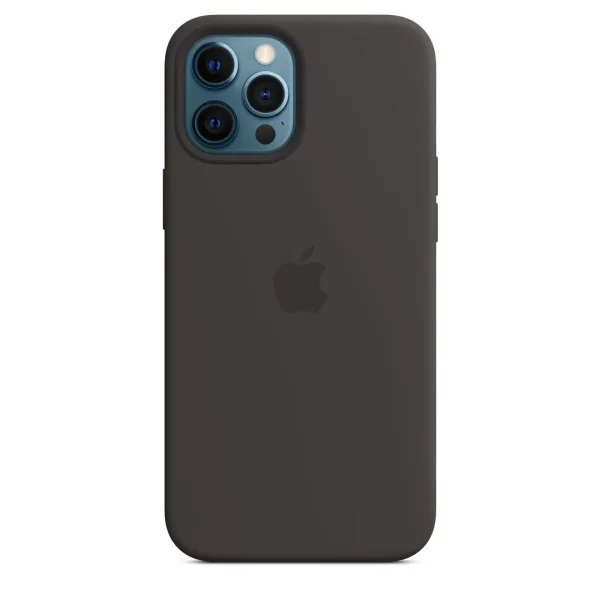 Apple Silicone Case with MagSafe for iPhone 12 Pro Max black