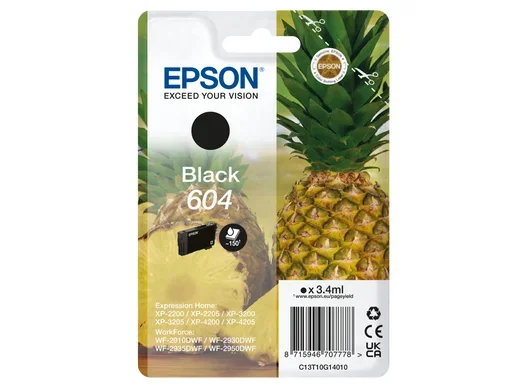 Epson 604 Druckerpatrone 1 Stück(e) Original Standardertrag Schwarz