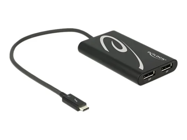 DELOCK Thunderbolt 3 > 2 x Displayport