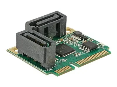 DELOCK Mini PCIe I/O PCIe 2xSATA 6Gb/s