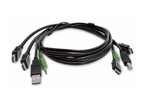 STARTECH Dual-HDMI KVM Kabel USB 2.0