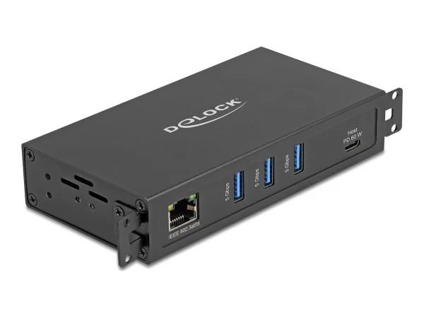 DELOCK 3 Port USB 5 Gbps Hub + RJ45 Giga