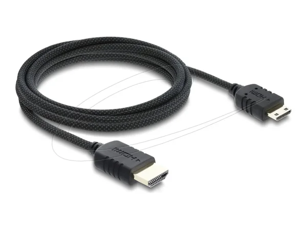 DELOCK Koaxiales Kabel HDMI zu Mini H 2m