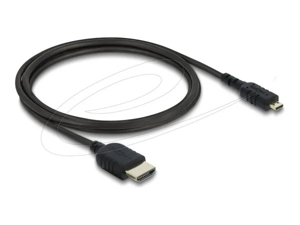 DELOCK Koaxiales Kabel HDMI zu Micro 1m