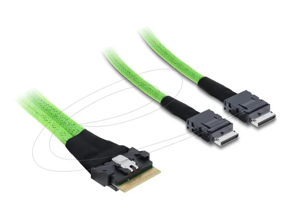 DELOCK PCIe 4.0 Kabel Slim SAS SFF-8654
