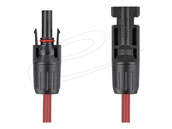 DELOCK DL4 Solar Kabel 4mm 1m rot