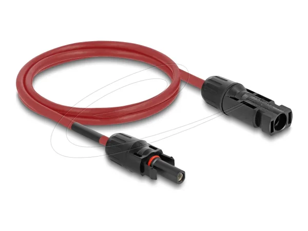 DELOCK DL4 Solar Kabel 6mm 1m rot