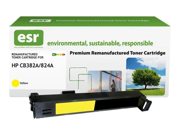 ESR cartr HP CB382A ylw reman 21k