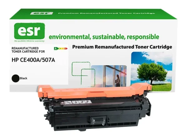ESR cartr HP CE400A blk reman 5.5k