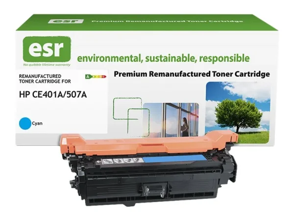ESR cartr HP CE401A cyn reman 6k