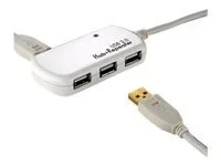 ROLINE USB 2.0 4-Port Hub Repeater 12m
