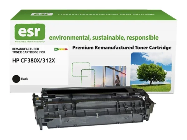 ESR cartr HP CF380X blk reman 4.4k
