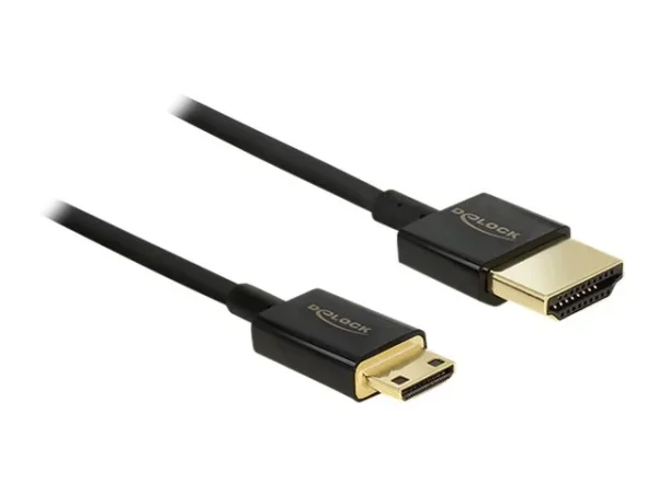 DELOCK Kabel HDMI-A > Mini-C 3D 4K 2 m