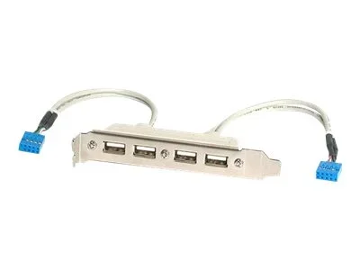 STARTECH 4 Port USB Slot Plate Adapter