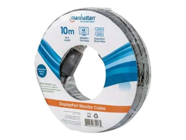 MANHATTAN DisplayPort Kabel 10 m