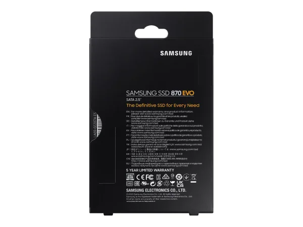SAMSUNG 870 EVO SSD 500GB intern SATA