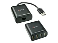 LINDY USB 2.0 Cat.5 Extender 60m 4 Ports