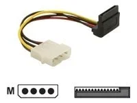 DELOCK Adapter Power SATA 90 U->4pin/St