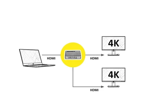ROLINE 4K HDMI Video-Splitter 2fach