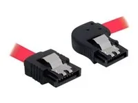 DELOCK Kabel SATA 30cm rot re/ge Metall