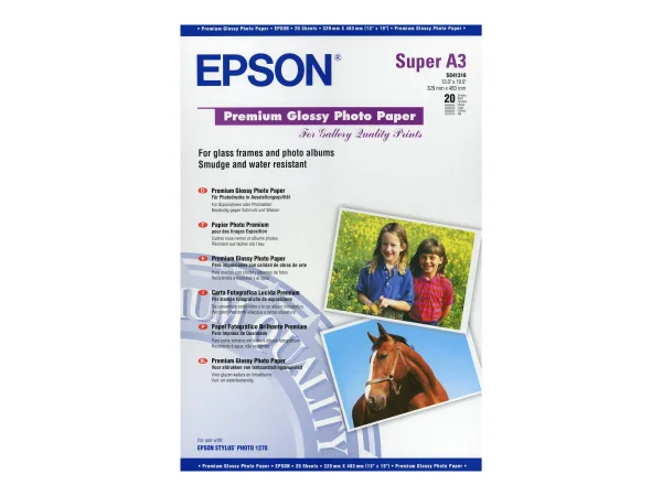 EPSON Fotopapier glossy premium A3+
