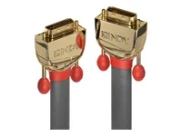 LINDY 15m DVI-D Dual Link Kabel Gold