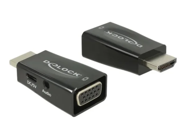 DELOCK Adapter HDMI-A > VGA mit Audio