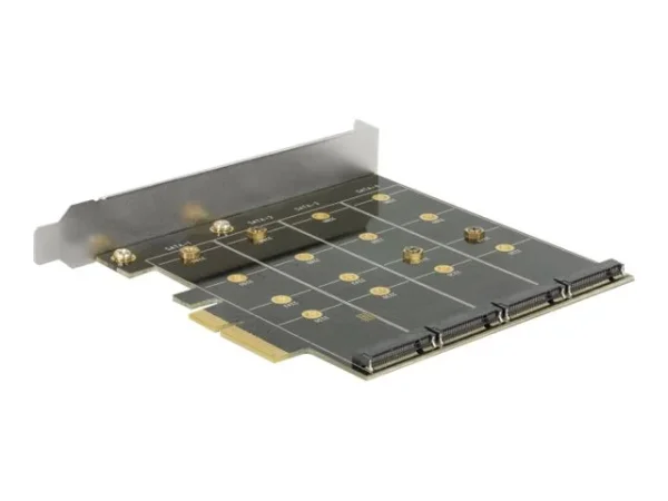 DELOCK PCI Express Karte > 4 x M.2 Key B