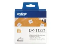 BROTHER DK11221 Einzeletiketten weiss