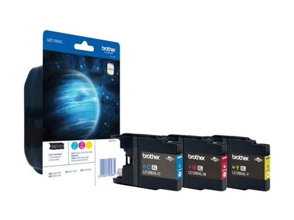 BROTHER LC1280XLRBWBPDR Rainbowpack