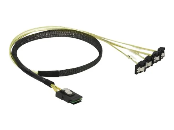 DELOCK Mini SAS SFF-8087 > 4x SATA 0,5 m