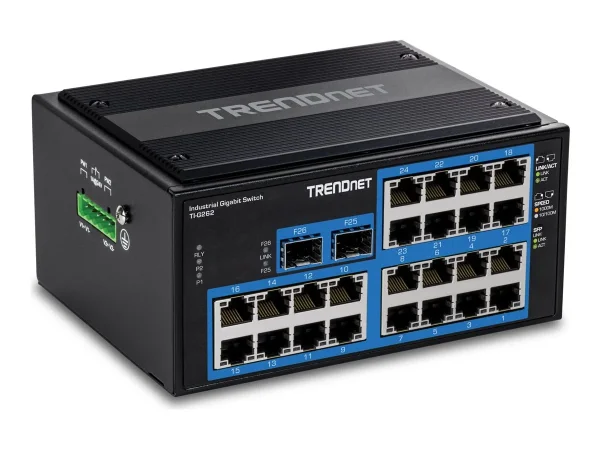 TRENDNET TI-G262 DIN-Rail Switch 26-Port