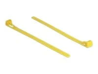 DELOCK Kabelbinder L 150 x B 7,5 mm gelb