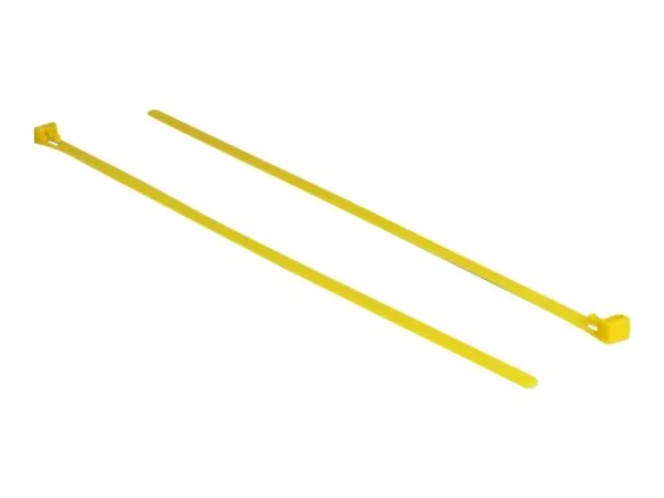 DELOCK Kabelbinder L 300 x B 7,6 mm gelb