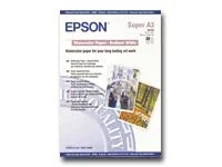 EPSON Papier watercolor radiant A3 weiss