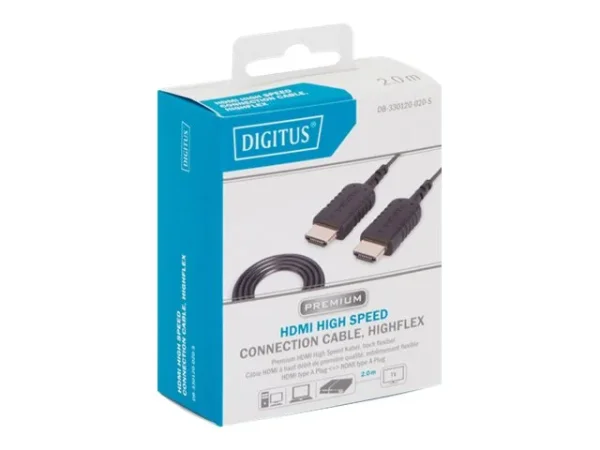 DIGITUS HDMI High Speed Anschlusskab 2m