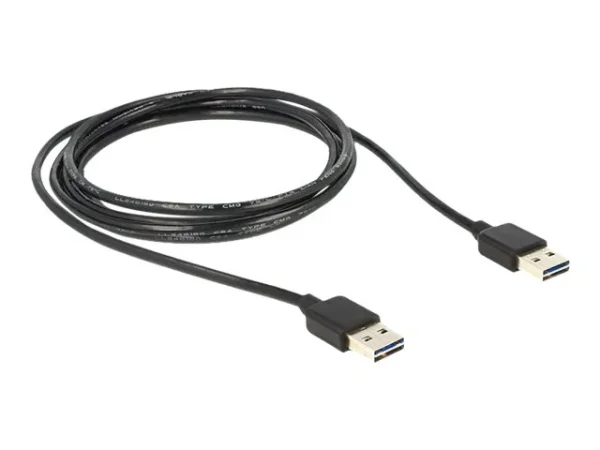 DELOCK Kabel EASY-USB2.0 Typ-A>Typ-A 2m