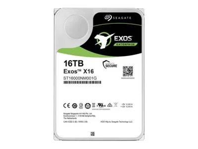 SEAGATE EXOS X16 SATA 16TB 512e/4kn