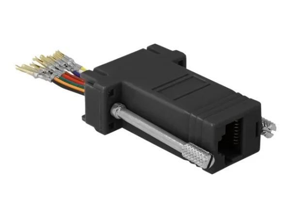 DELOCK Adapter Sub-D 9 Pin zu RJ45 schw.