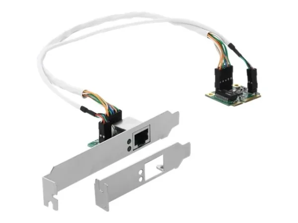 DELOCK Mini PCIe 1 x Gigabit LAN LowProf