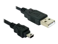 DELOCK Kabel USB2 mini B Stand 5-Pin1,5m