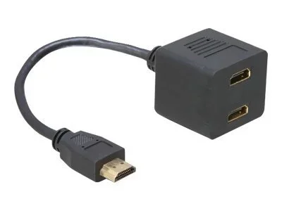 DELOCK Adapter HDMI Steck 2x HDMI Buchse
