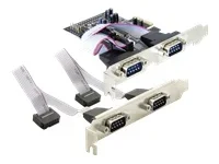 DELOCK PCI Express Karte 4 x Seriell