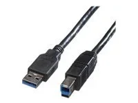 ROLINE USB 3.2 Gen 1 Kabel Typ A-B 0,8m